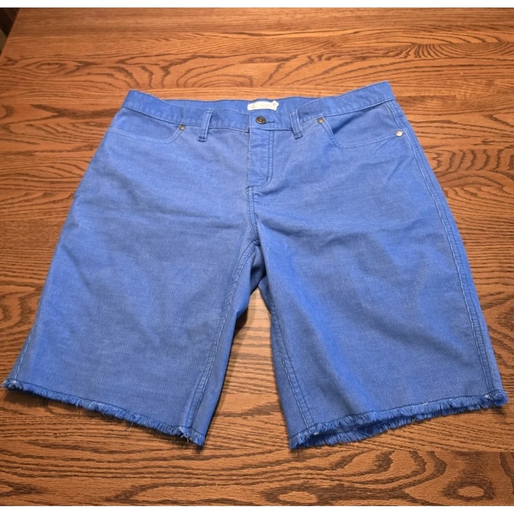 Carve Designs Oahu Corduroy Shorts Womens Size 10 Cornflower Blue 10" Inseam